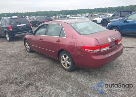 2003 Honda Accord 2.4 Ex из США, поврежденный, VIN 1HGCM56663A016374